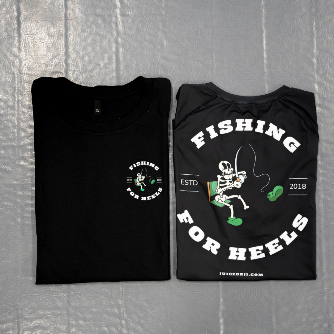 Fishing for Heels Bundle (T-Shirt + Rashguard)