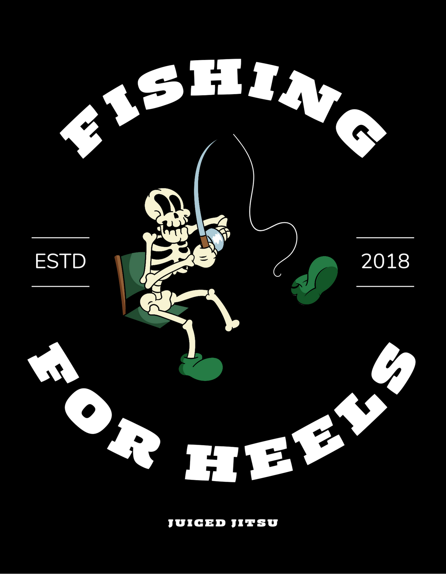 Fishing for Heels Rashguard